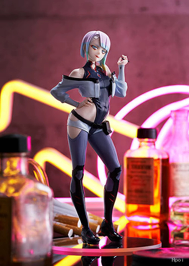 Bandai Cyberpunk Edgerunners Lucy Anime Figur aus PVC, Multicolor, Höhe: 18 cm - Bild 3