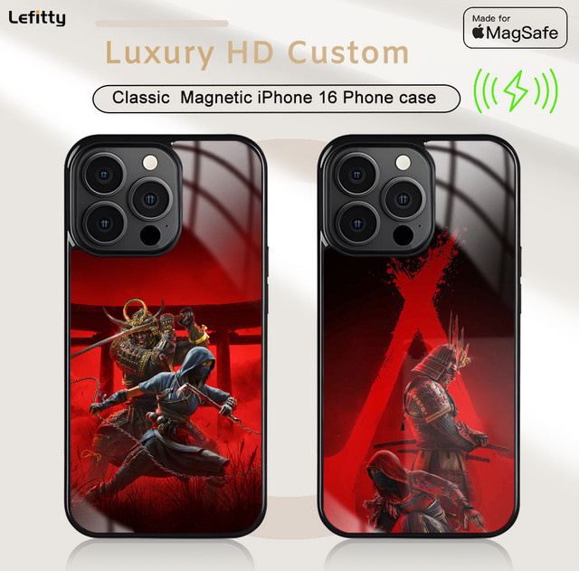 Assassin's Creed Shadows Handyhülle mit MagSafe für iPhone 16 15 14 13 12 11 Pro Max Plus Mini, Multicolor - Bild 1