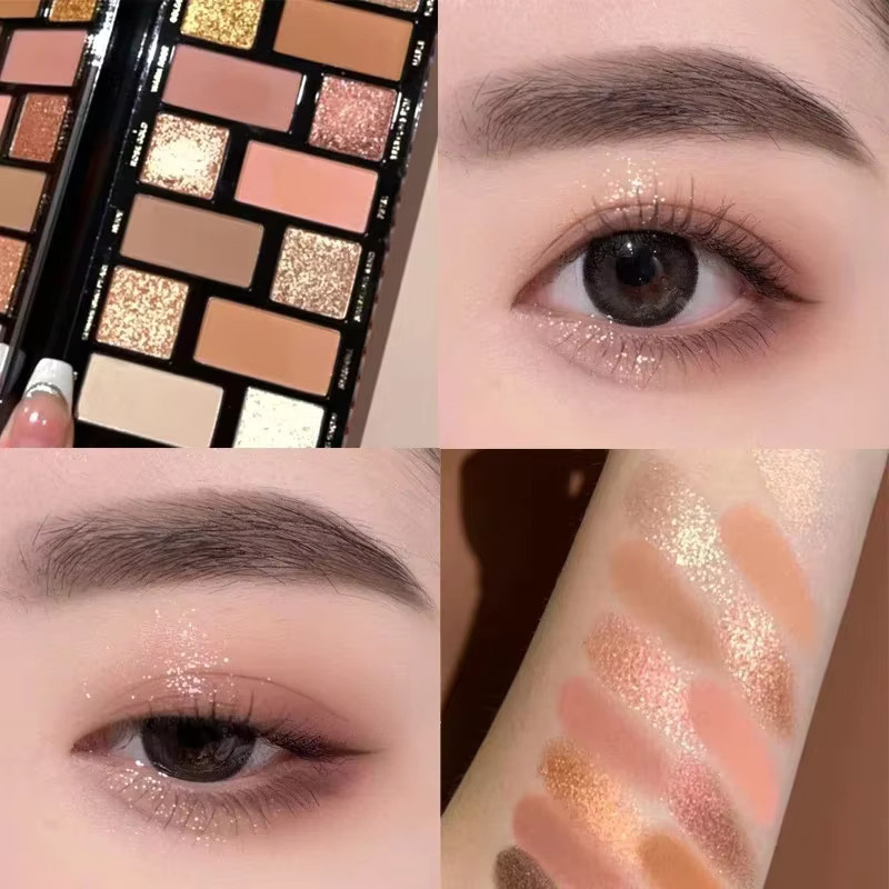 Handaiyan Lidschatten-Palette, 16 Farben, Matt, Puder, Damen - Bild 5