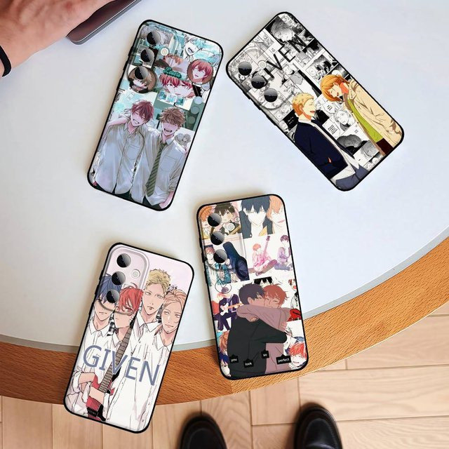 Given Yaoi Anime Handyhülle für Samsung Galaxy S21 S22 S23 S24 S25 S26 Ultra FE Plus 5G A52S Soft Cover Multicolor - Bild 1