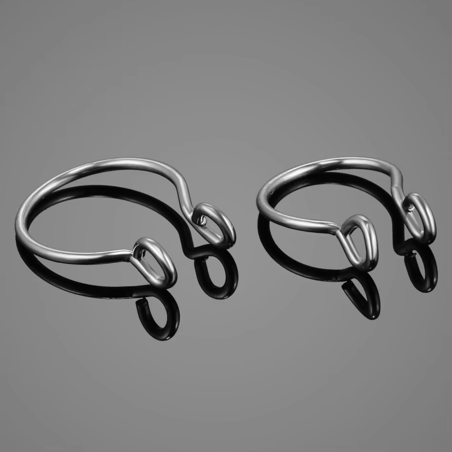 SWANJO Septum Ring, U-Form, Edelstahl, Unisex - Bild 3