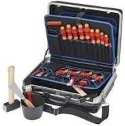 Knipex Werkzeugkoffer Basic 24-teilig VDE Elektroinstallation, schwarz - Bild 1