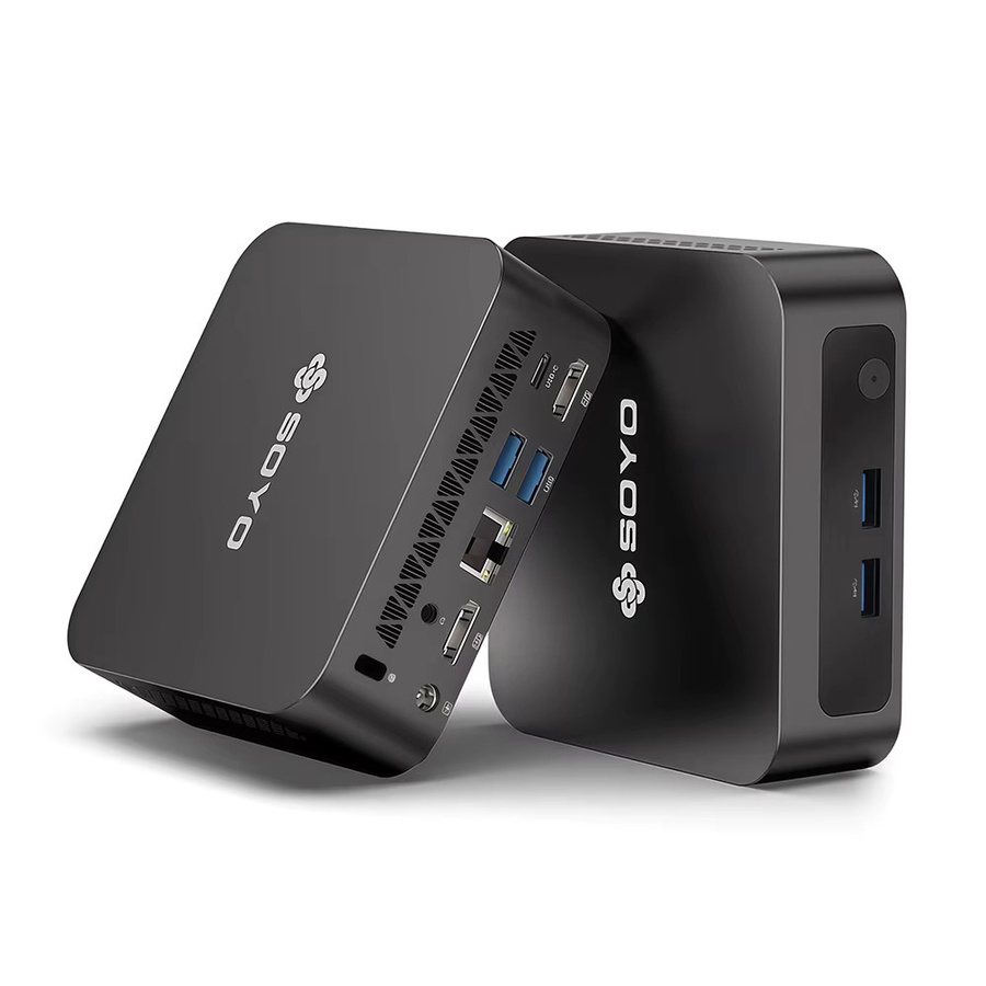 SOYO Mini-PC Y5 AIR Desktop-Computer mit Intel i5 4250U, 8 GB RAM, 128 GB ROM, Windows 11 Pro, WiFi und Bluetooth in Schwarz - Bild 3
