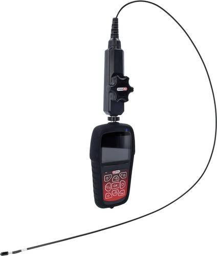 KS Tools HD-Videoskop-Satz mit 3-teiligem Set, Sonden-Ø: 3,9 mm, Sonden-Länge: 1 m, mit 180° und 0° HD Frontkamera-Sonde und flexibler PVC-Hülle - Bild 1