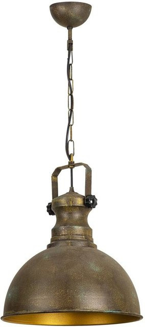 Opviq Pendelleuchte Saglam-3710 aus Holz und Metall in Braun und Bronze, E27, Höhe: 85 cm, Breite: 31 cm, Tiefe: 31 cm - Bild 1