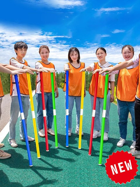 YJHITO Teamwork-Spiel-Stäbe, Outdoor-Teambuilding-Ausrüstung, Mehrspieler-Requisiten - Bild 1