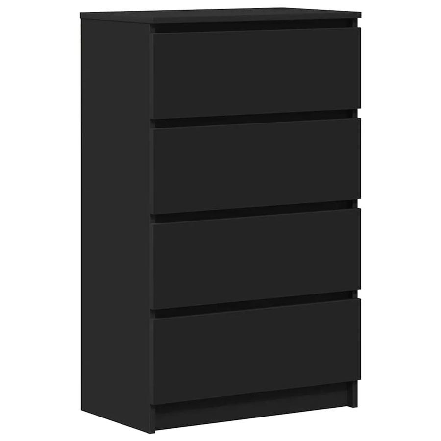 vidaXL Sideboard Schwarz aus Holzwerkstoff B/T/H: 60 x 35 x 98,5 cm - Bild 2