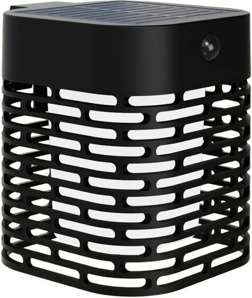 Philips Solar-Outdoor-Wandleuchte Hara LED mit Bewegungsmelder und Dämmerungssensor, Schwarz, B/T/H: 13 x 11,2 x 12,7 cm - Bild 1
