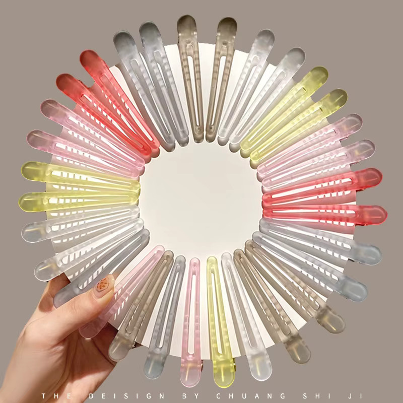 Xiluodai Haar Clips, 10er-Set, Matte Farben, 7,5 cm, Unisex - Bild 3