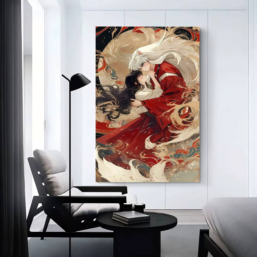 Inuyasha Anime Wandaufkleber aus wasserfestem Papier in Mehrfarbig - Bild 5