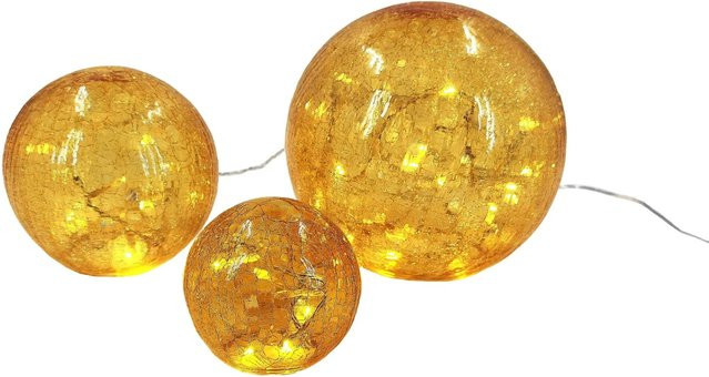 Dapo LED Glaskugeln Fiona mit Lichterkette und 8 Leuchtmodi - Bild 1