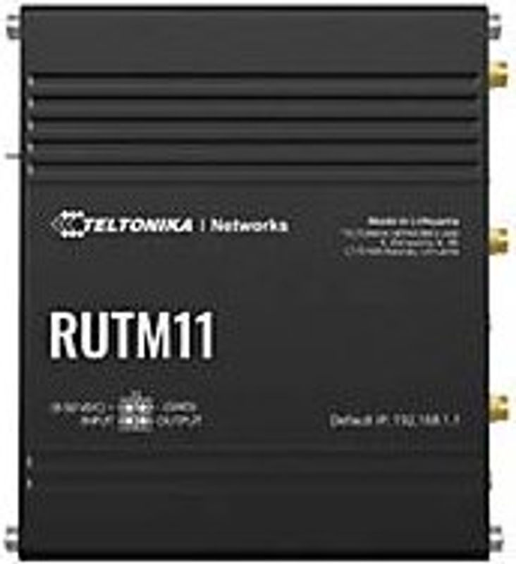 Teltonika RUTM11 Kabelrouter mit Gigabit Ethernet, LTE/5G und Dual-Band Wi-Fi in Schwarz - Bild 2