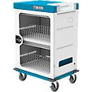 Notebook-Ladewagen Good Connections GEMMA T32C für 32 Geräte mit USB-C 18 W pro Port, abschließbar, weiß-blau - Bild 1