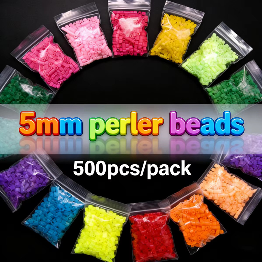 Hama Perler, Bügelperlen, Bunt / Mehrfarbig, 500-teiliges Set - Bild 5