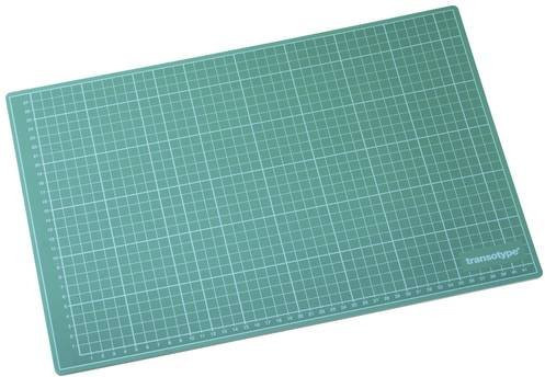 Transotype 17502 Schneidematte als Desk Pad aus Kunststoff in Schwarz und Grün - Bild 1