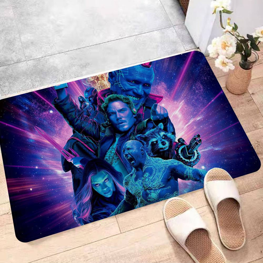 Miniso Guardians Of The Galaxy Fußmatte, rutschfest und waschbar, B/L: 80 x 50 cm, mehrfarbig - Bild 4