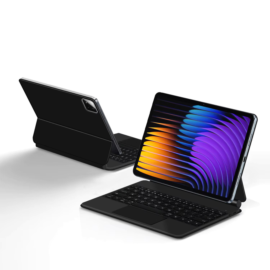 Magnetische Smart Case Tastatur für Xiaomi POCO Pad X1 und Mi Pad 7 Pro 8 Pro 11,2 Zoll Multi-Touch Tastaturabdeckung in Schwarz oder Weiß - Bild 6
