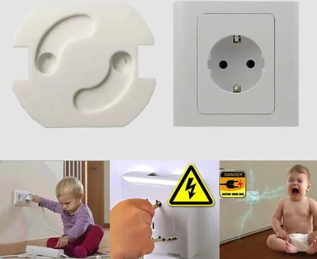 XUNYI Baby Steckdosenschutz Set aus 10 Stück zur Sicherung gegen elektrischen Schlag - Bild 1