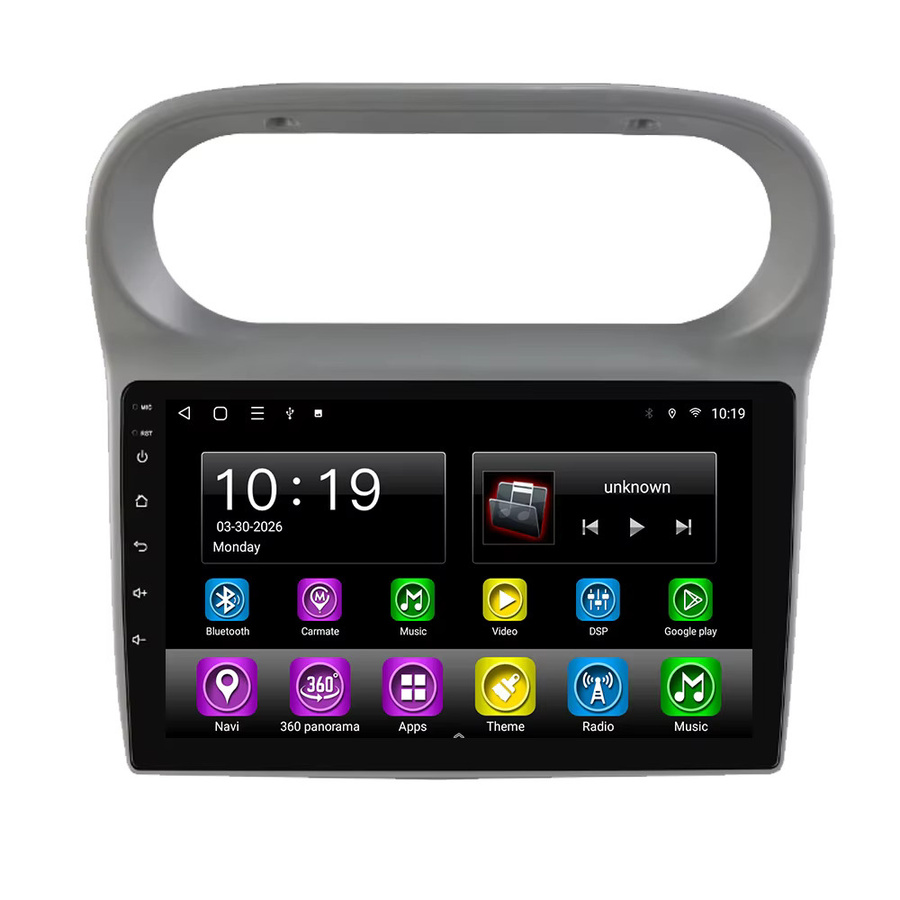Forefeel Android 16 Autoradio mit Carplay, GPS und WLAN für Renault Twingo 1 (2005-2013), Video-Navigation und 2K Display in Schwarz - Bild 3