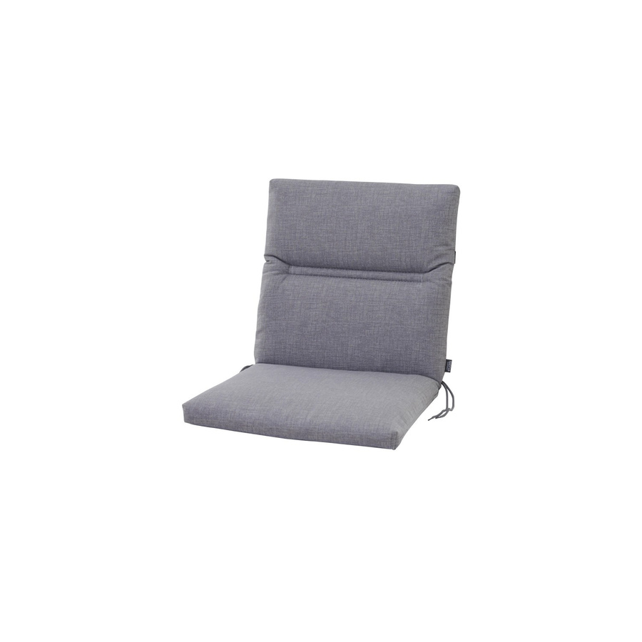 Siena Garden Sesselauflage Comfort Grau, gesteppt, wetterfest und UV-beständig, B/T/H: 96 x 48 x 7 cm - Bild 2