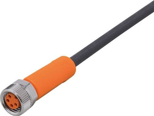 ifm Electronic Anschlussleitung EVC465 mit Buchse, gerade, 4 Pol, schwarz, Länge: 4 m - Bild 1