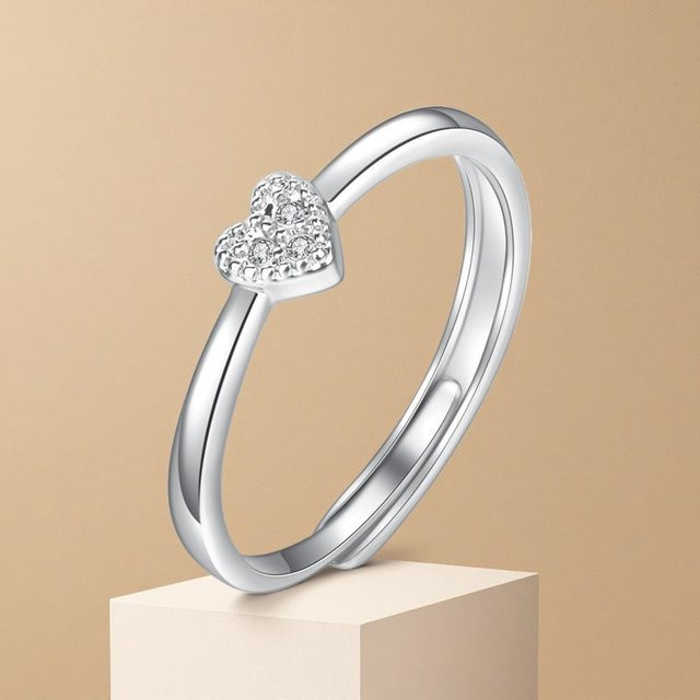 BJXMOSO Ring 925 Silber, Zirkonia, Damen - Bild 1