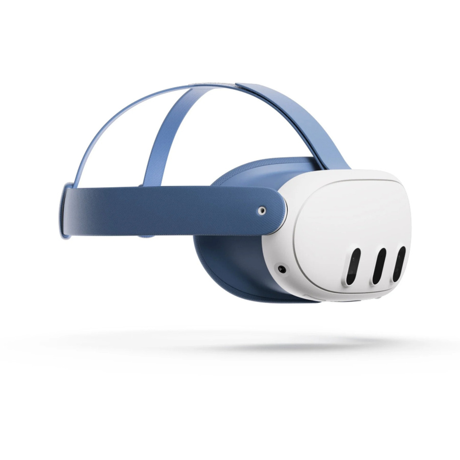 Meta Quest 3 Headset-Einlage und Headset-Riemen in Elemental Blue - Bild 1