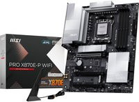 MSI PRO X870E-P WIFI Mainboard AM5 DDR5 Schwarz mit Wi-Fi, Bluetooth und Ethernet/LAN - Bild 1