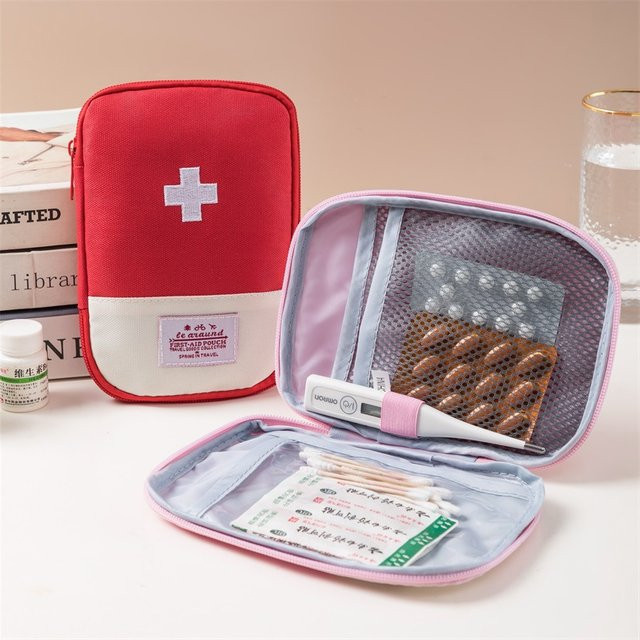 QHSPE Tragbare Erste-Hilfe-Tasche für Geschäftsreisen und den Außenbereich - Bild 1