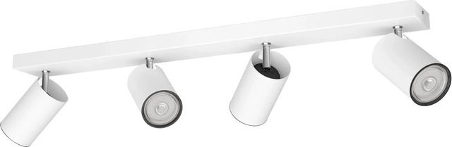 Philips Hue Spot MyLiving Kosipo 4-flammige LED-Deckenleuchte, Weiß, verstellbar - Bild 1