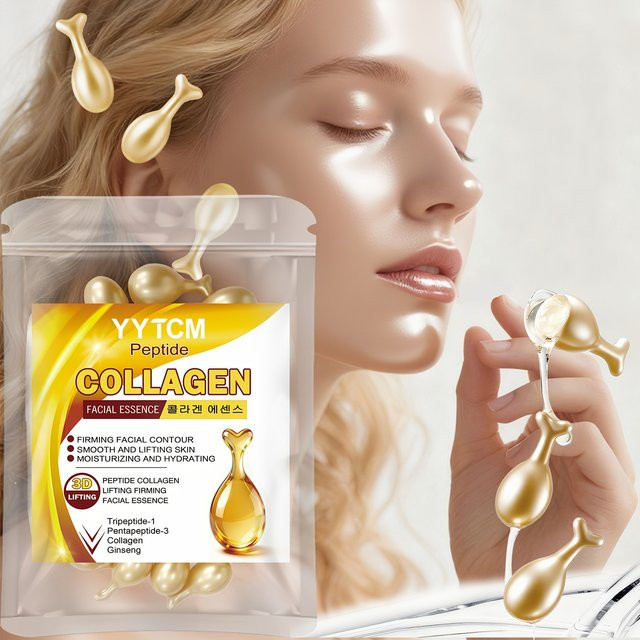yytcm Polypeptid-Kollagen-Essenz-Kapseln, mit Squalan, Fulleren und Ginseng, 30 Kapseln - Bild 1