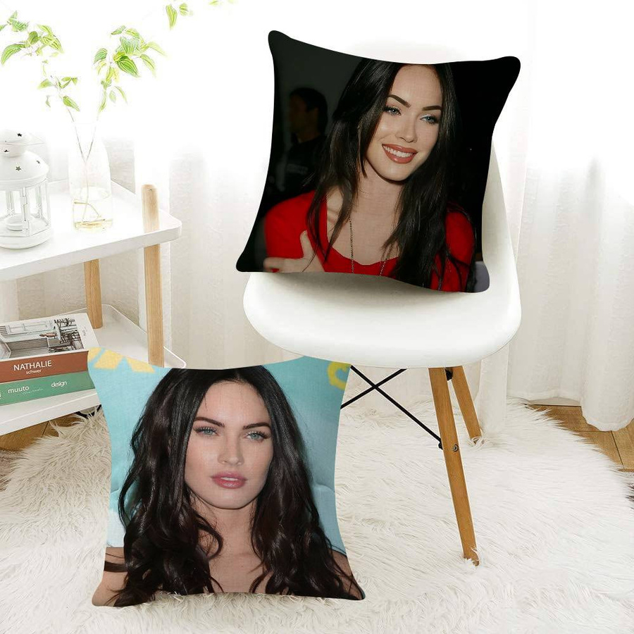 Dekokissen Kissenbezug mit Jennifers Body Megan Fox Motiv aus Peach Skin, B/T/H: 18 x 18 x 18 cm - Bild 2