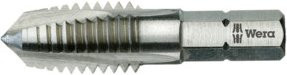 Wera Einschnittgewindebohrer-Bit 844 metrisch M6 HSS rechtsschneidend silber - Bild 1