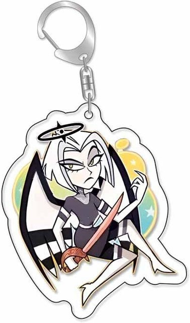 Schlüsselanhänger Hazbin Hotel Helluva Boss Velvette, Acrylmaterial, Unisex - Bild 1