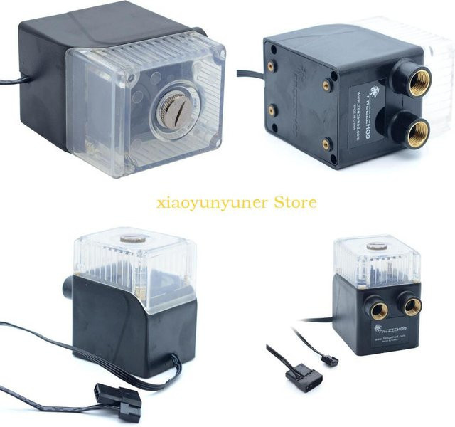 AREOFRGB P9JB MTB-300 12 V Ultra-Quiet Wasserpumpe für PC CPU Flüssigkeitskühlung und Computer Wasserkühlsystem in Schwarz - Bild 1