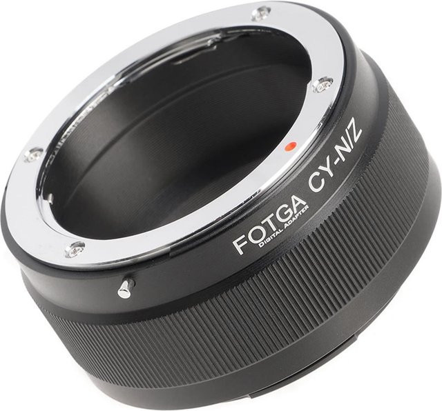 FOTGA Objektivanschluss-Adapterring aus Aluminiumlegierung für Contax/Yashica C/Y auf Nikon Z-Mount, Schwarz - Bild 1