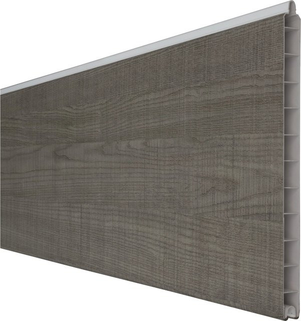 GroJa Einzelprofil Premium Basicline aus Kunststoff in Grey Ash Cut, Höhe: 180 cm, Breite: 28,4 cm - Bild 1