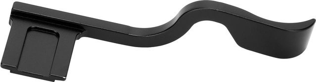 Metall Daumenauflage mit Cold Shoe Handgriff für Fujifilm X-T200 in Schwarz - Bild 1