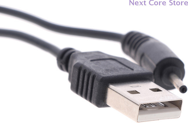 USB-A Ladekabel für CA-100C Telefon in Schwarz - Bild 1