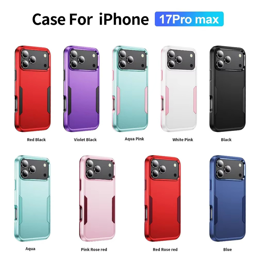 OtterBox Robuste Anti-Sturz-Schutzhülle aus PC und TPU für iPhone 17E Pro Max 17 Air 16 E 15 14 13 12 11 in Schwarz oder Blau - Bild 5