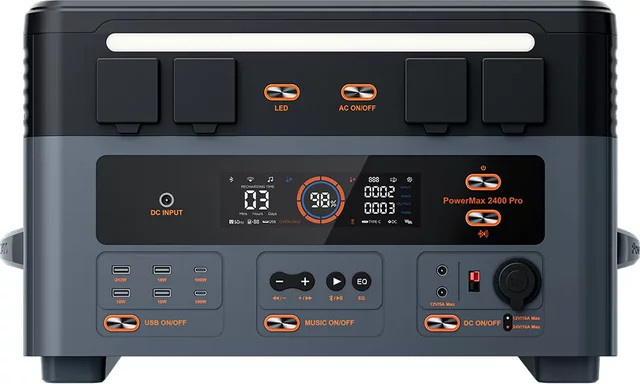 Oscal Powermax 2400Pro Tragbares Kraftwerk mit 2400 W und 2016 Wh für Camping, Outdoor und Notfallversorgung - Bild 1