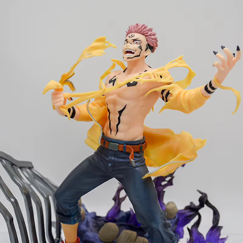 KONBORE Jujutsu Kaisen Ryomen Sukuna Action Figure, 27 cm, Einzelfigur - Bild 2