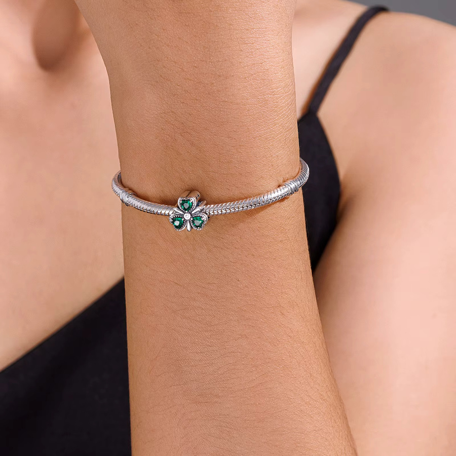 Charm-Anhänger 925 Silber, Zirkonia, Damen - Bild 2