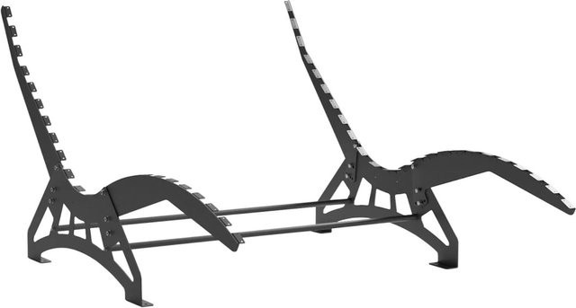 SOTECH Gartenliege Untergestell LOUNGER Bausatz aus verzinktem Stahl in Schwarz, Breite: 135 cm - Bild 1