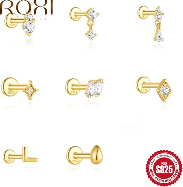 ROXI Ohrstecker 925 Silber, Diamant, Zirkonia, Damen - Bild 1