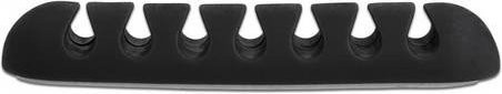 Delock Kabel-Halteclips aus Thermoplast in Schwarz, 6 Stück, B: 20 mm, H: 13 mm - Bild 1