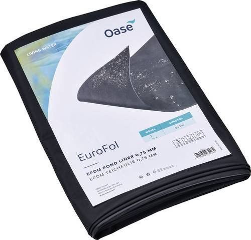 Oase EuroFol EPDM Teichfolie Schwarz B: 2,0 m x L: 3,0 m - Bild 1