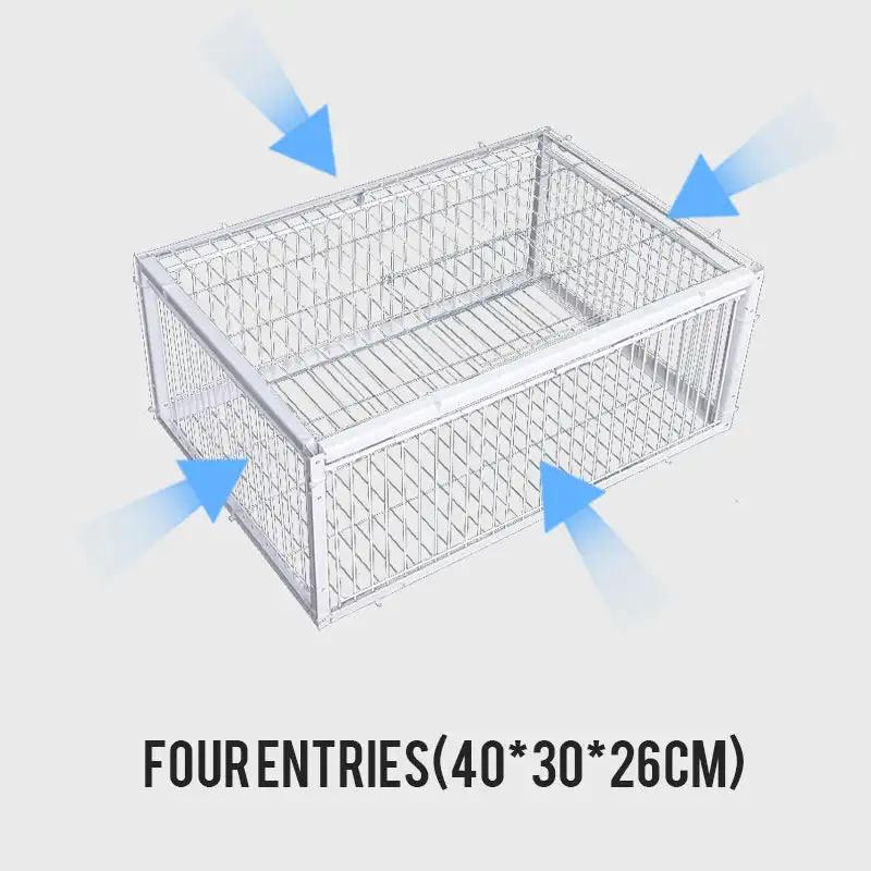 Automatische Tierfalle aus Metall für Vögel, Kaninchen und Mäuse mit Einweg-Eingang von Yiran Furniture - Bild 2