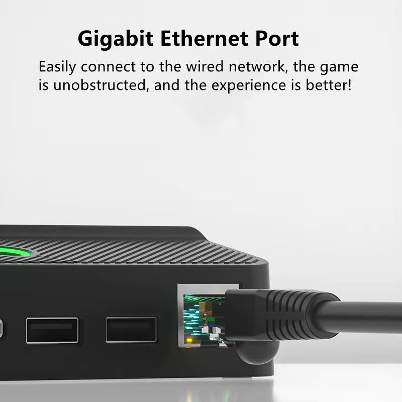 aolion RGB Video Adapter für Steam Deck, 4K UHD HDMI Konverter und tragbares Ladegerät Dock, Schwarz - Bild 3