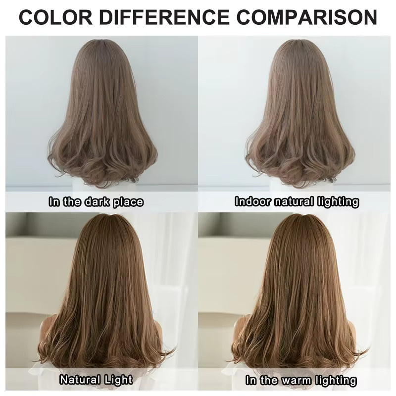 7JHH WIGS Perücke, honigblond, lang, gewellt, Damen - Bild 4